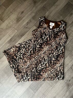 DR | Vintage Leopard print Maxi Dress | 10